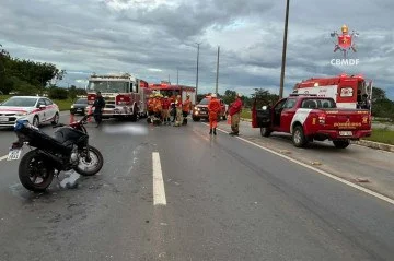 Colisão entre duas motocicletas resulta em uma pessoa morta e outra ferida
